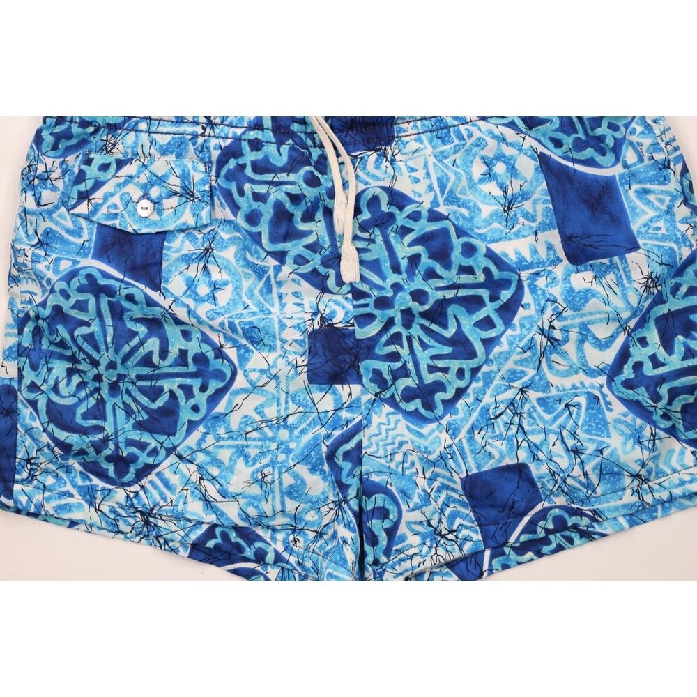 Vintage 60s 70s Streetwear Mens Medium Hawaiian Luau Lined Above Knee Shorts USA - Picture 3 of 14